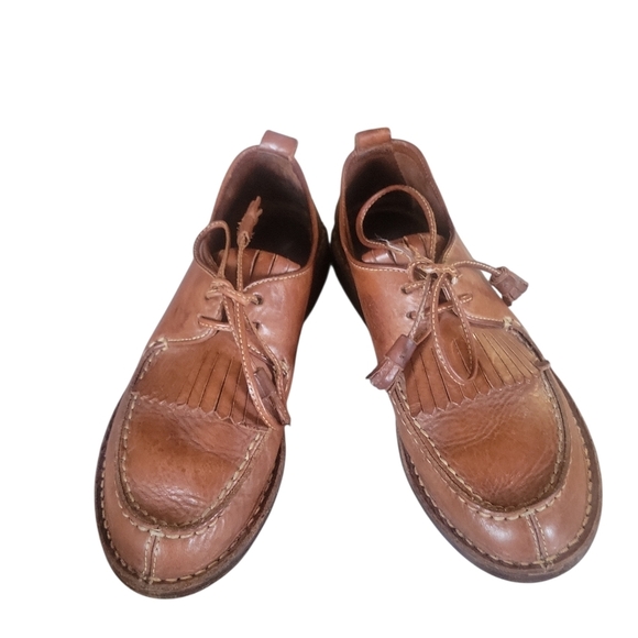 Cole Haan Vintage Country Line Fringe Kiltie Men\'s Brown Leather Loafers main image 8